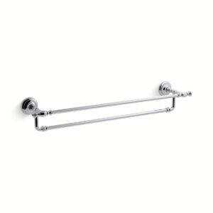 Kohler 72570-CP | Artifacts Chrome ARTIFACTS® 24 DOUBLE TOWEL BAR