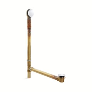 Kohler 7265-CP | Clearflo Chrome CLEARFLO™ BRASS TOE TAP BATH DRAIN