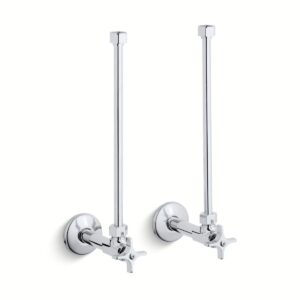 Kohler 7606-P-CP | Chrome LAV SPLY 1/2 PAIR W/STOP