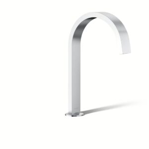 Kohler 77986-CP | Components Chrome COMPONENTS® DECKMOUNT BATH, RIBBON SPOUT