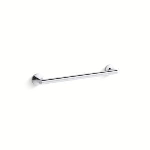 Kohler 78372-CP | Components Chrome COMPONENTS™ 18” TOWEL BAR ASSEMBLY