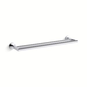 Kohler 78375-CP | Components Chrome COMPONENTS™ DOUBLE TOWEL BAR ASSEMBLY