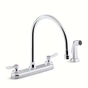 Kohler 810T71-4AHA-CP | Triton Chrome TRITON BOWE® 8 GNECK W/ SPRAY - LEVER