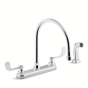 Kohler 810T71-5AHA-CP | Triton Chrome TRITON BOWE® 8 - GNECK W/ SPRAY - WBLADE