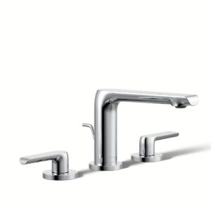 Kohler 97352-4N-CP | Avid Chrome AVID® WIDESPREAD FAUCET, LEVER, .5GPM