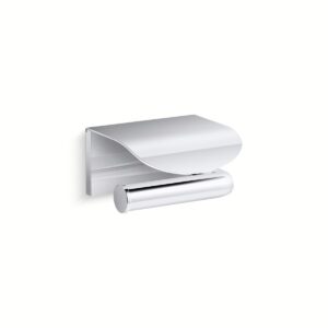 Kohler 97503-CP | Avid Chrome AVID®COVERED TOILET PAPER HOLDER
