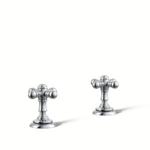 Kohler 98068-3-CP | Artifacts Chrome ARTIFACTS® WIDESPREAD HANDLES, CROSS