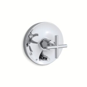 Kohler T14501-3-CP | Purist Chrome PURIST® R/T VLV TRIM W/DIVERTER, CRS HDL