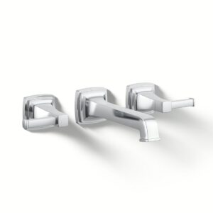 Kohler T26432-4-CP | Riff Chrome RIFF® WIDESPREAD WALL MOUNT BATHROOM FCT