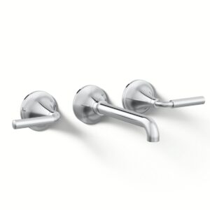 Kohler T26439-4-CP | Tone Chrome TONE® WIDESPREAD WALL MOUNT SINK FCT