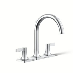 Kohler T28131-4-CP | Venza Chrome VENZA™ 2H DCK-MNT FCT TRIM