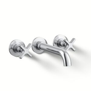 Kohler T35910-3-CP | Studio Mcgee - Castia Chrome CASTIA™ 2H WALL MOUNT BATH FILLER TRIM