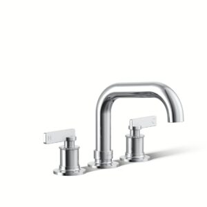 Kohler T35911-4-CP | Studio Mcgee - Castia Chrome CASTIA™ 2H DM BATH FILLER, NON DIVERT