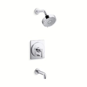 Kohler T35918-4G-CP | Studio Mcgee - Castia Chrome CASTIA™ R/T W/DIVERTER B/S KIT 1.75 GPM