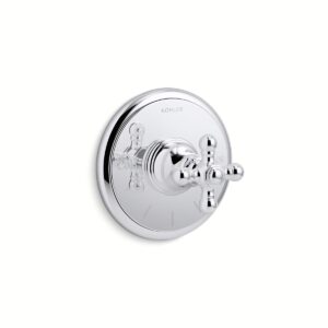Kohler T72769-3-CP | Artifacts Chrome ARTIFACTS® THERMOSTATIC VLV TRIM, CROSS
