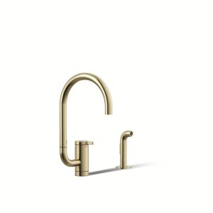 Kohler 28272-AF | Components Gold COMPONENTS® ARC SWING SPOUT W/SIDESPRAY
