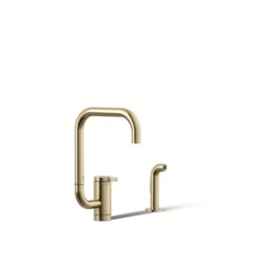 Kohler 28274-AF | Components Gold COMPONENTS® SQ SWING SPOUT W/SIDE SPRAY