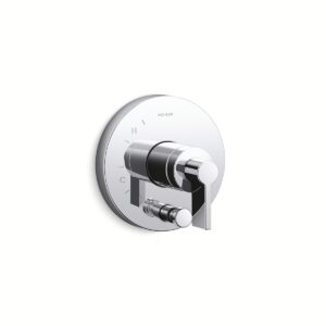 Kohler T78016-4-CP | Components Chrome COMPONENTS™ RITE-TEMP® VLV TRM W/DIV