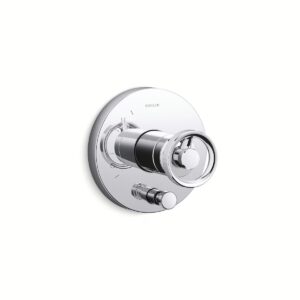 Kohler T78016-9-CP | Components Chrome COMPONENTS™ RITE-TEMP® VLV TRM W/DIV