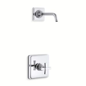 Kohler TLS13134-3A-CP | Pinstripe Chrome PINSTRIPE® SHWR TRIM PURE, LESS HEAD-CRS