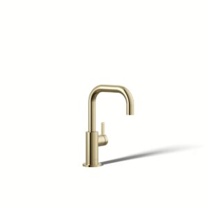 Kohler 28292-AF | Components Gold COMPONENTS® SQUARE SPOUT BEVERAGE FAUCET