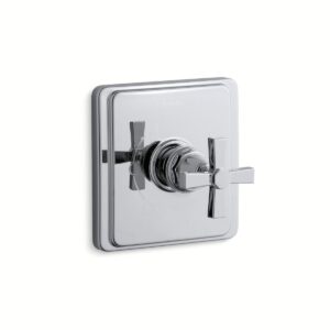 Kohler TS13135-3A-CP | Pinstripe Chrome PINSTRIPE® VALVE TRIM, PURE-CROSS