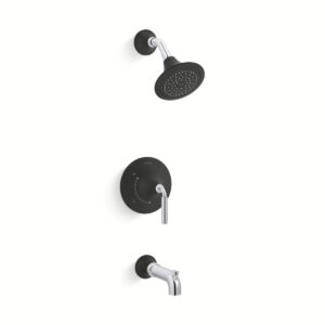 Kohler TS27421-4G-CBL | Tone Chrome, Black TONE® RITE-TEMP® B/S TRIM 1.75 GPM