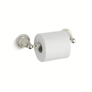 Kohler 13114-SN | Pinstripe Polished Nickel PINSTRIPE® TOILET PAPER HOLDER