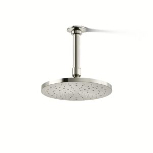 Kohler 13688-SN | Contemporary Polished Nickel 8 CONTEMPORARY ROUND RAIN SHOWERHEAD