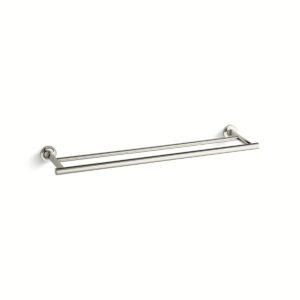Kohler 14375-SN | Purist Polished Nickel PURIST® DOUBLE TOWEL BAR