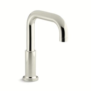 Kohler 14430-SN | Purist Polished Nickel PURIST® DECK-MOUNT SPOUT, NON-DIVERTER