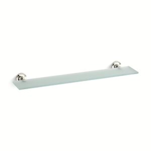 Kohler 14440-SN | Purist Polished Nickel PURIST® GLASS SHELF