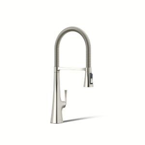 Kohler 22060-SN | Graze Polished Nickel GRAZE® SEMI-PRO KITCHEN FAUCET