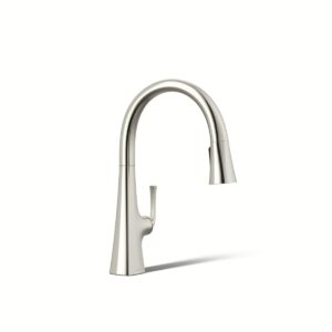 Kohler 22062-SN | Graze Polished Nickel GRAZE® PULL-DOWN KITCHEN FAUCET