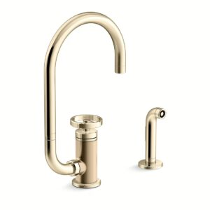 Kohler 28675-9-AF | Billet Gold BILLET™ SWING - CIRCLE HANDLE