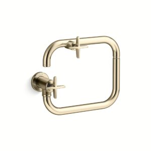 Kohler 28678-3-AF | Billet Gold BILLET™ WM POT FILLER - CROSS HANDLE