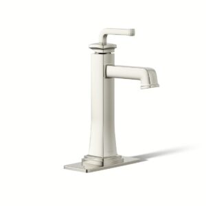 Kohler 26430-4-SN | Riff Polished Nickel RIFF™TALL SINGLE-HANDLE BATHROOM LAV FCT