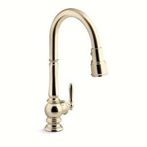Kohler 29709-WB-AF | Artifacts Gold ARTIFACTS® PULL-DOWN W/ KOHLER KONNECT®