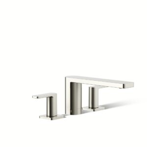 Kohler 27121-4-SN | Parallel Polished Nickel PARALLEL® 2 HANDLE DM BATH FAUCET, LEVER