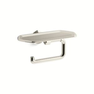 Kohler 27128-SN | Occasion Polished Nickel OCCASION™ COVERED TOILET TISSUE HOLDER