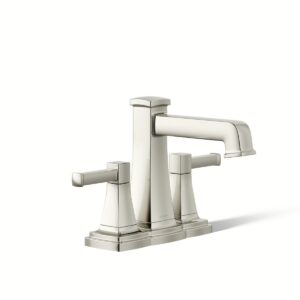 Kohler 27398-4-SN | Riff Polished Nickel RIFF® CENTER SET BATHROOM SINK FCT