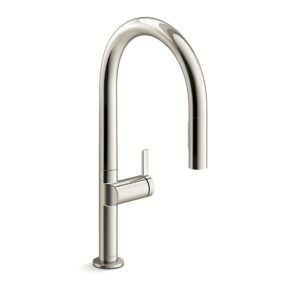 Kohler 28270-RT2-SN | Components Polished Nickel COMPONENTS® ARC SPOUT PD W/ RESPONSE