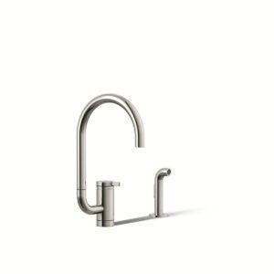 Kohler 28272-SN | Components Polished Nickel COMPONENTS® ARC SWING SPOUT W/SIDESPRAY
