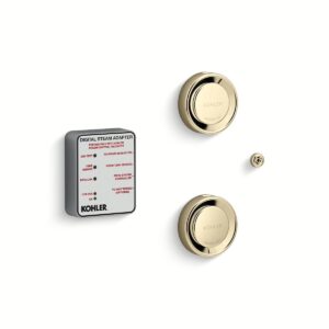 Kohler 5549-K1-AF | DTV + Gold DIGITAL STEAM ADAPTER KIT, TANDEM