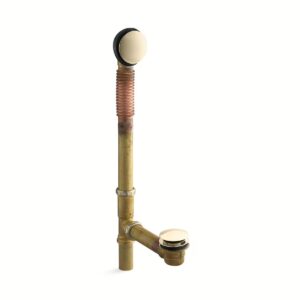 Kohler 7259-AF | Clearflo Gold CLEARFLO™ BRASS TOE TAP BATH DRAIN
