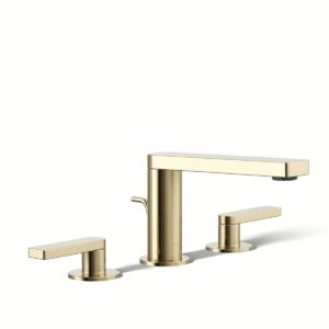 Kohler 73060-4-AF | Composed Gold COMPOSED™ WIDESPREAD FAUCET, LEVER