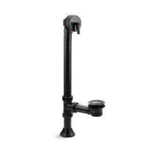 Kohler 7178-BKB | Clearflo Matte Black CLEARFLO 1-1/2 DRN F/REVIVAL®