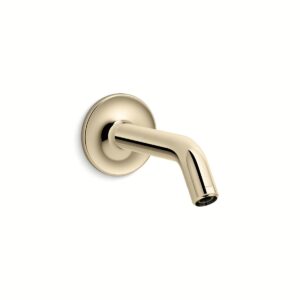 Kohler 933-AF | Purist Gold PURIST® SHOWER ARM & FLANGE