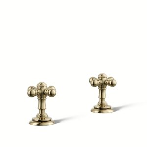 Kohler 98068-3-AF | Artifacts Gold ARTIFACTS® WIDESPREAD HANDLES, CROSS