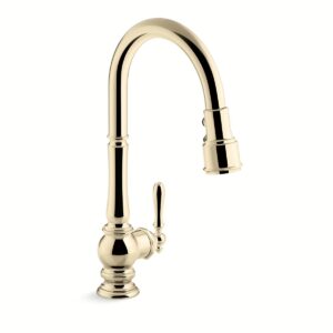 Kohler 99259-AF | Artifacts Gold ARTIFACTS® 1H KITCHEN W/PD SPRY